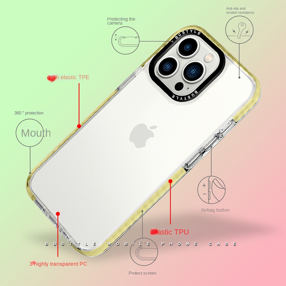 Apple Black Circle iPhone Case