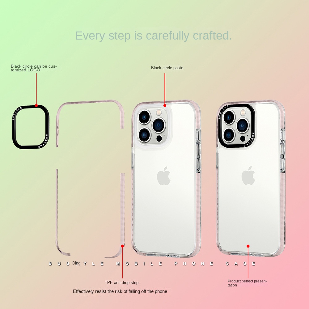 Apple Black Circle iPhone Case