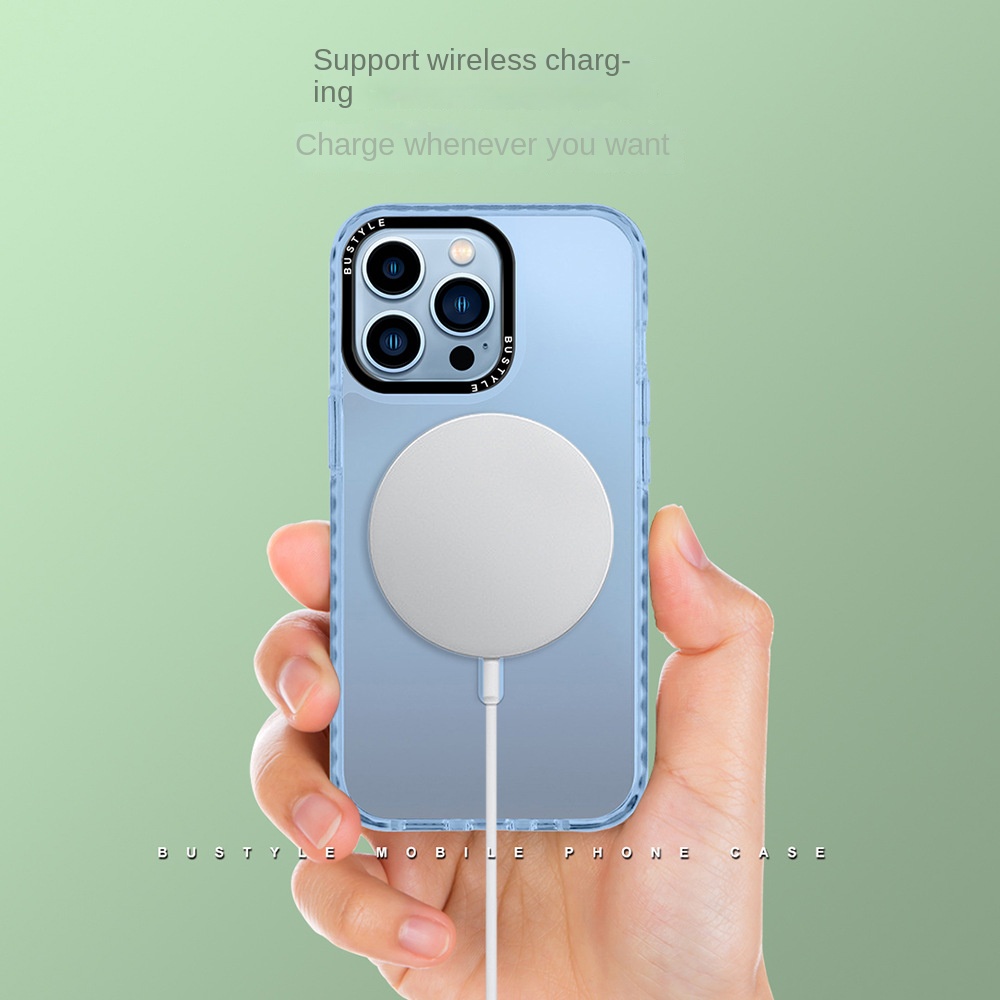 iPhone15ProMax TPE Phone Case Black 3-in-1 Anti-Shock Transparent Shell