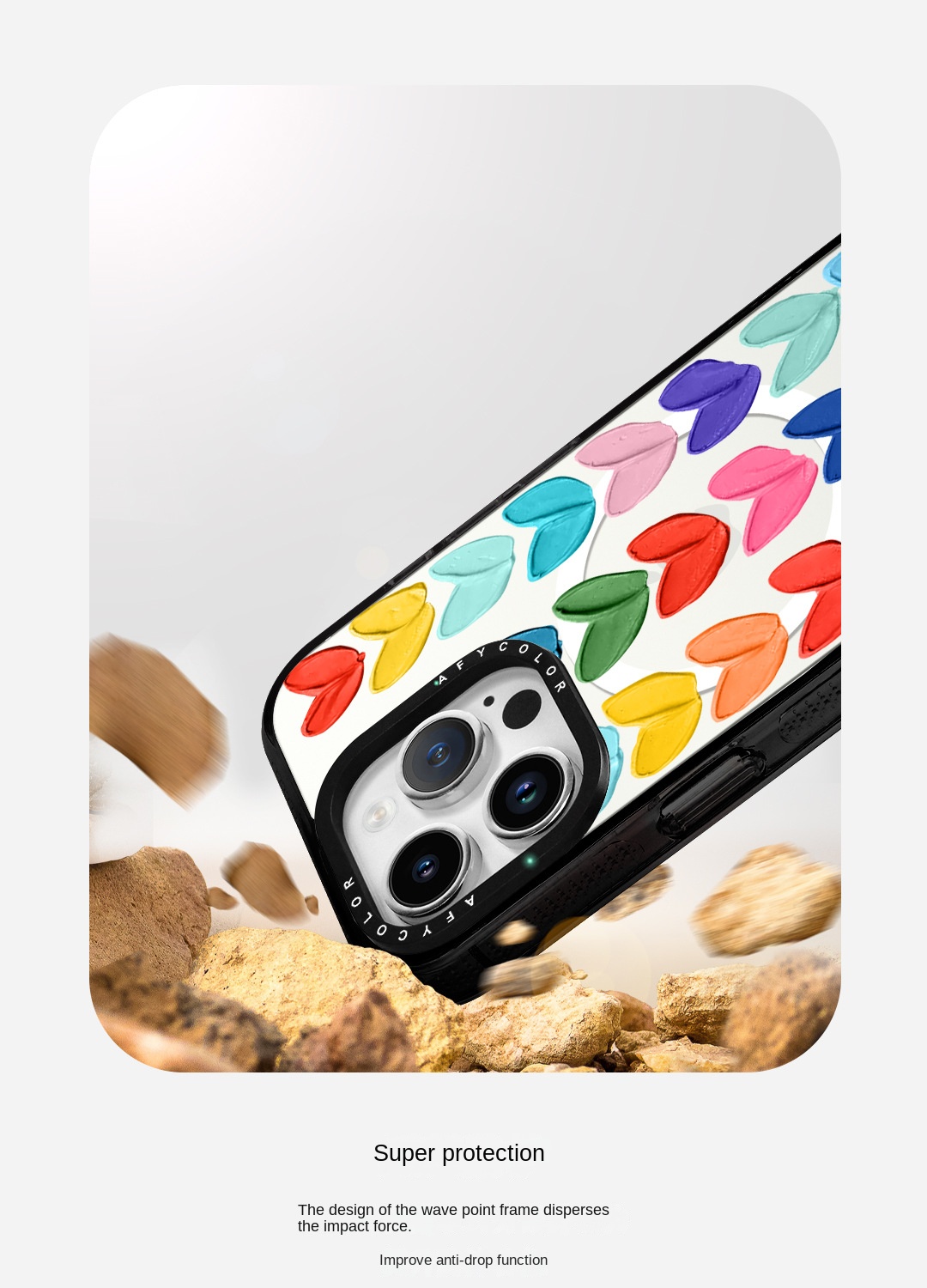 Magnetic iPhone 15 Stand Phone Case