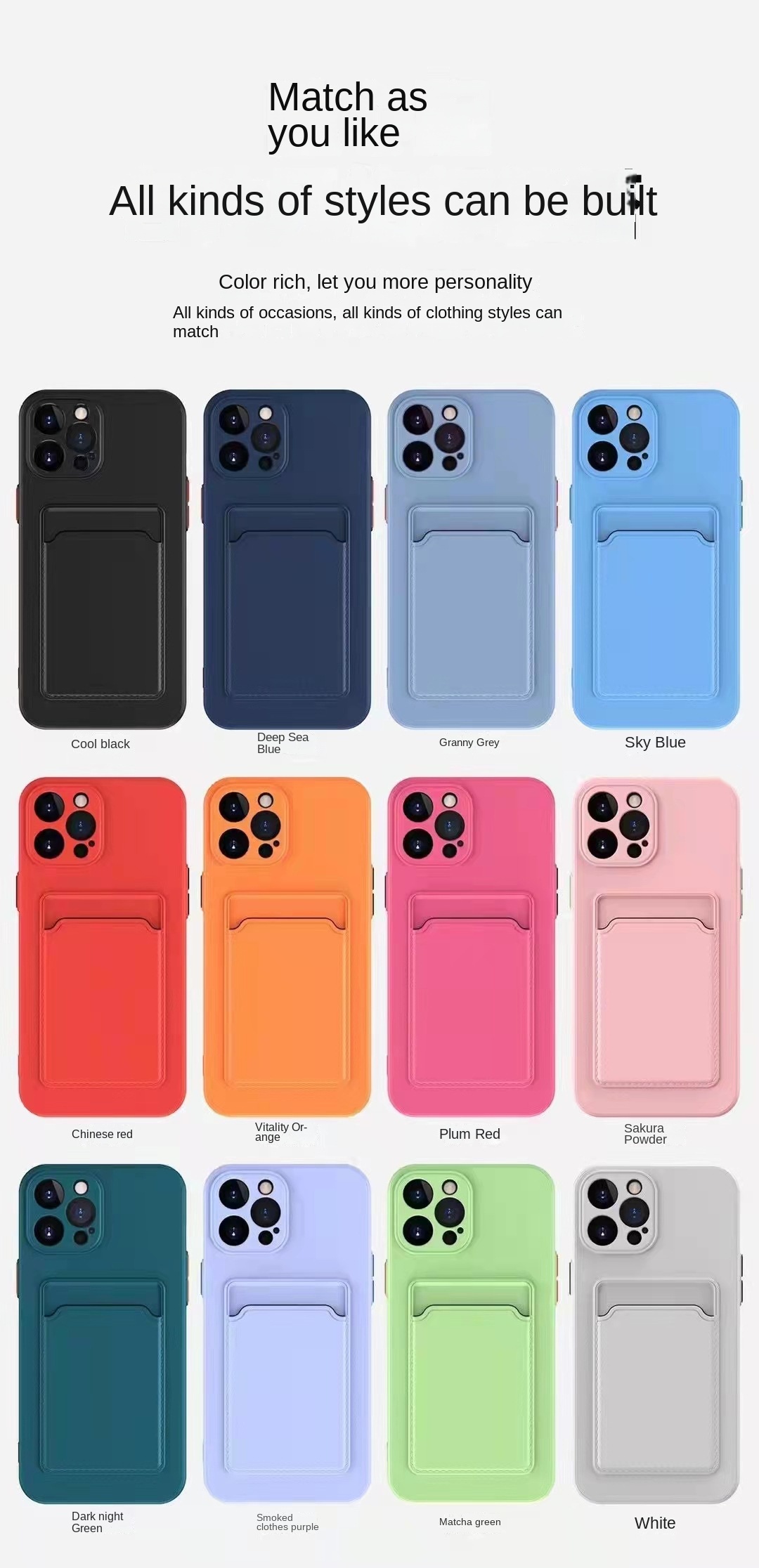 Matte Silicone iPhone Case Pro Max