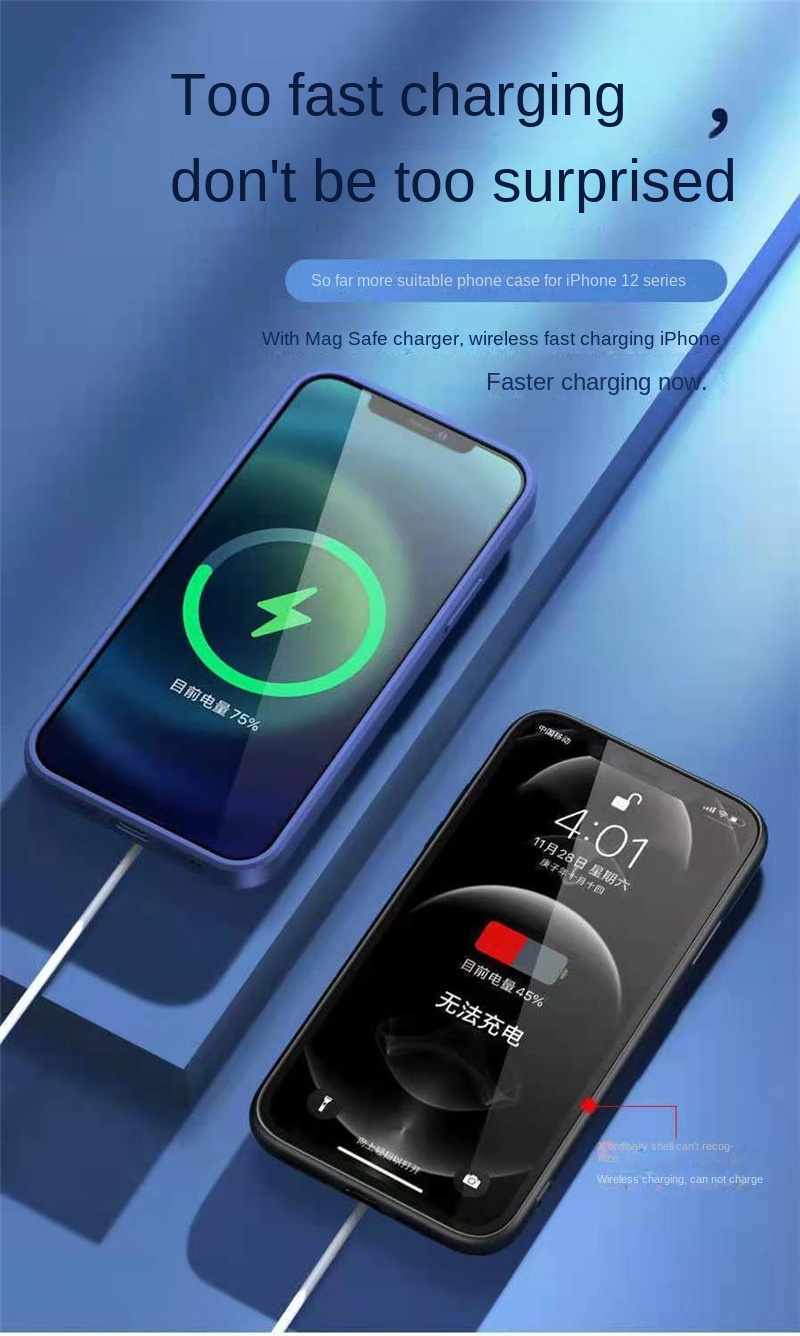 Magsafe iPhone Liquid Silicone Case