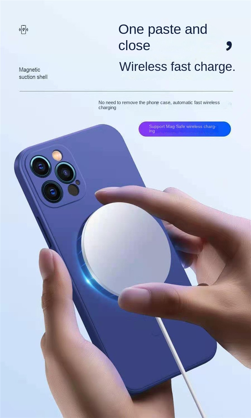 Magsafe iPhone Liquid Silicone Case