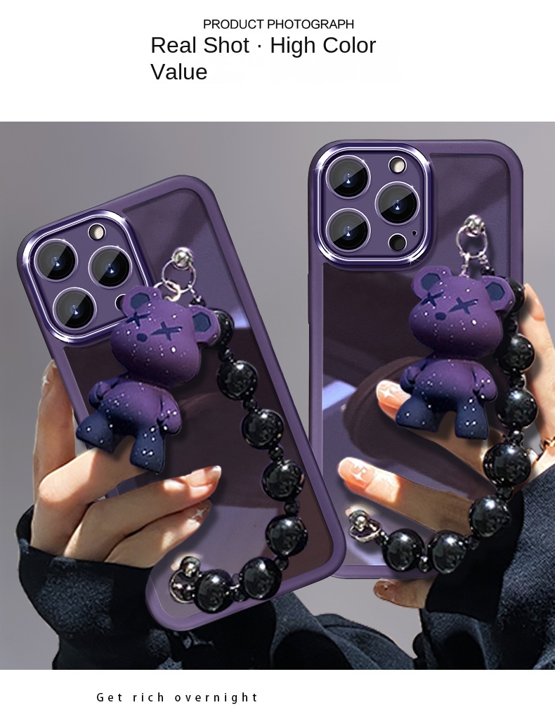 Transparent Bear iPhone Case