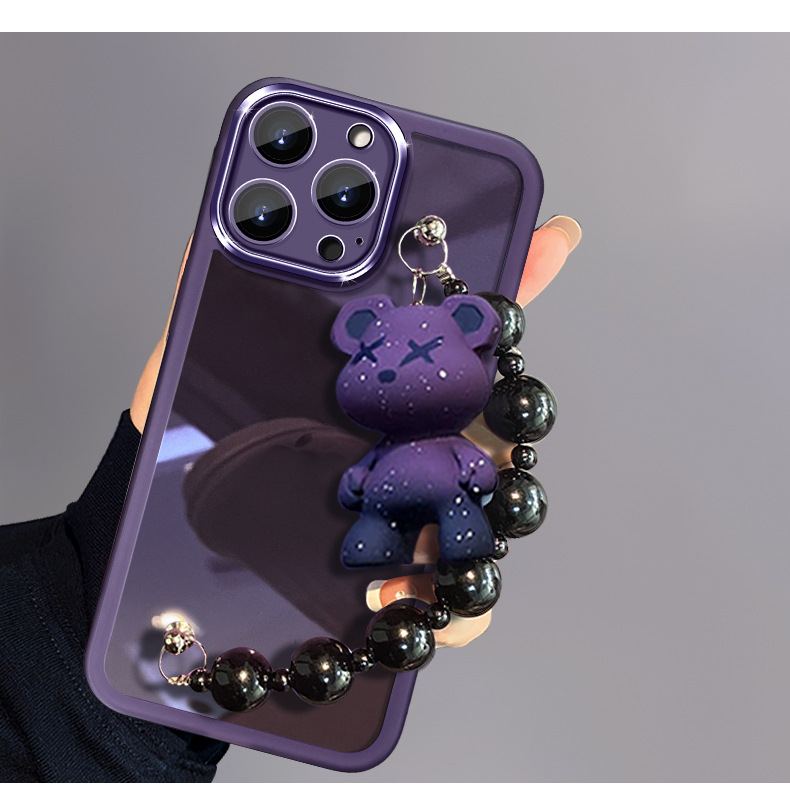 Transparent Bear iPhone Case