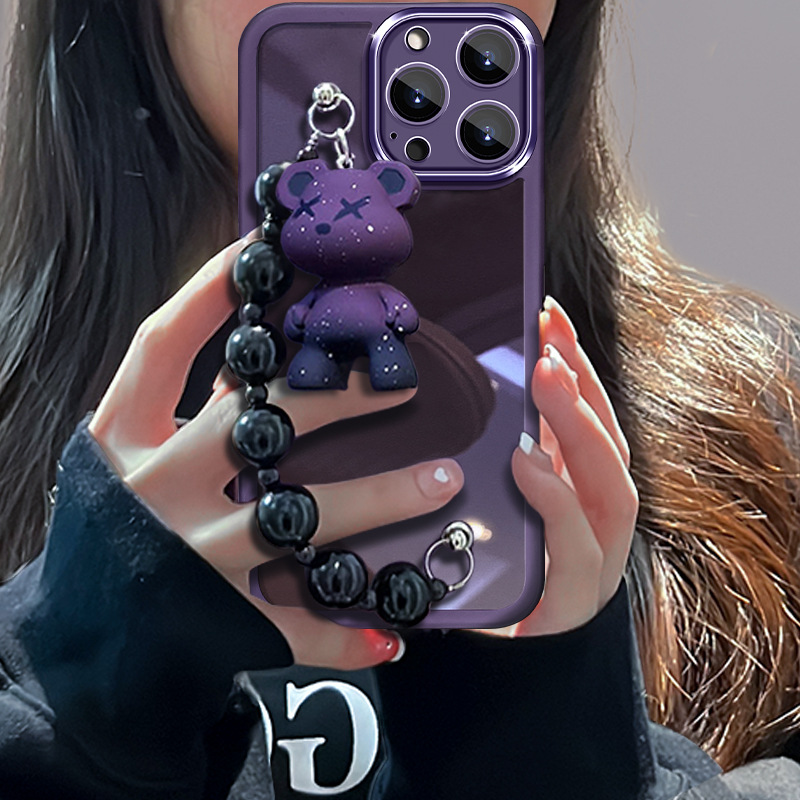 Transparent Bear iPhone Case