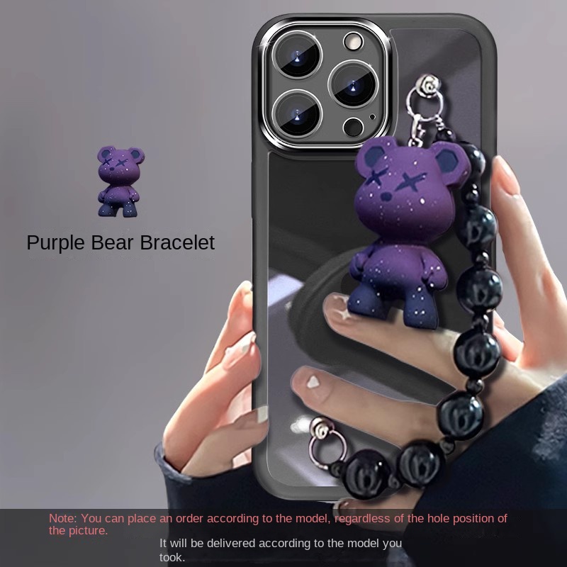 Transparent Bear iPhone Case