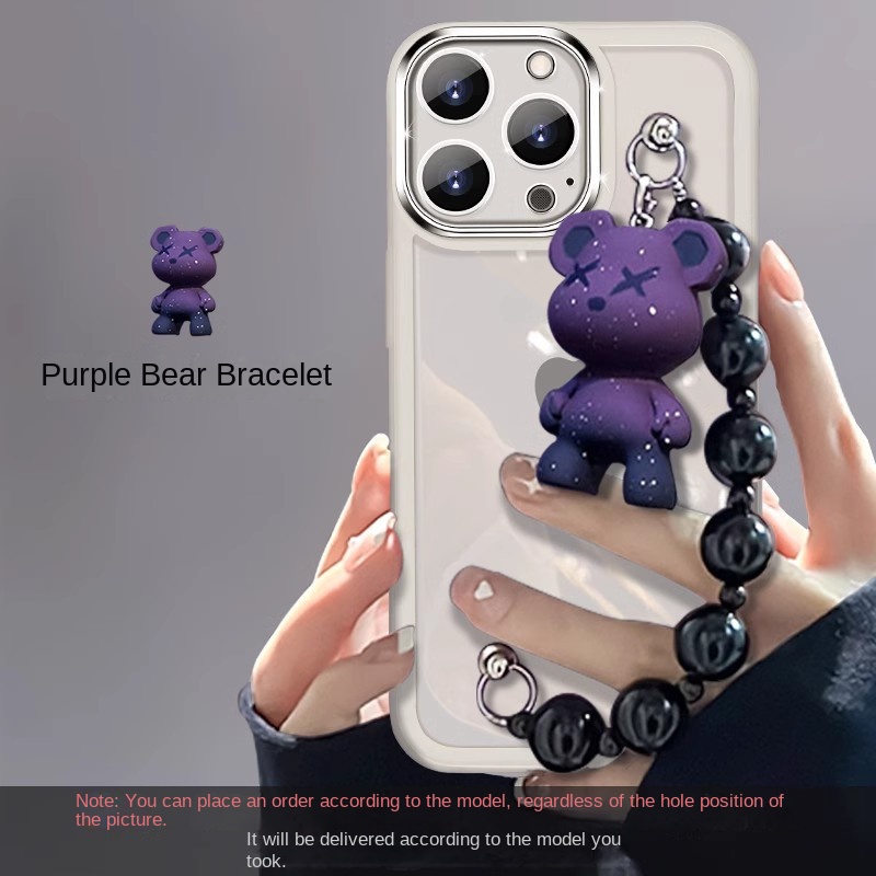 Transparent Bear iPhone Case
