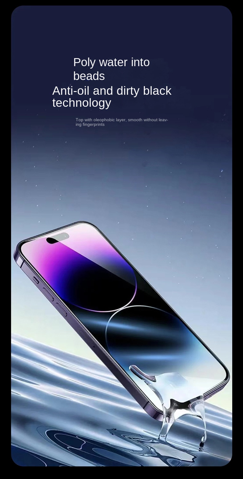 AntiFingerprint Screen Protector for Apple Devices