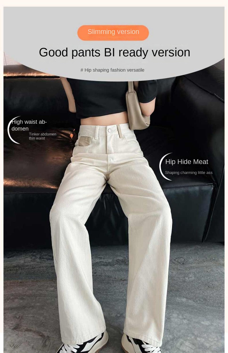 Elegant Slimming Tailored Jeans