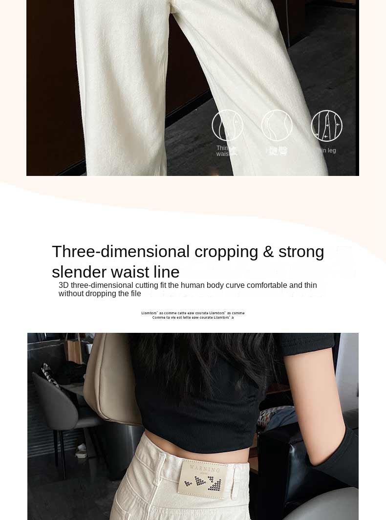 Elegant Slimming Tailored Jeans