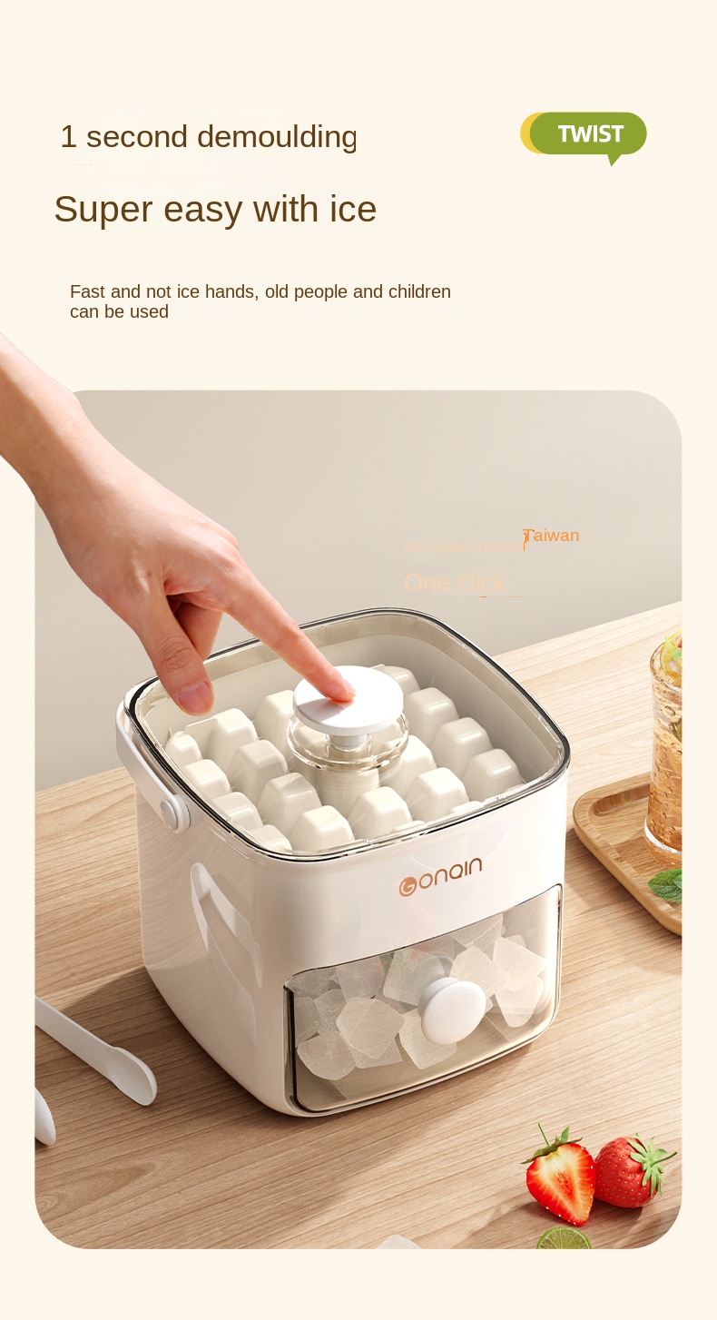 Silicone Ice Tray with Easy Release