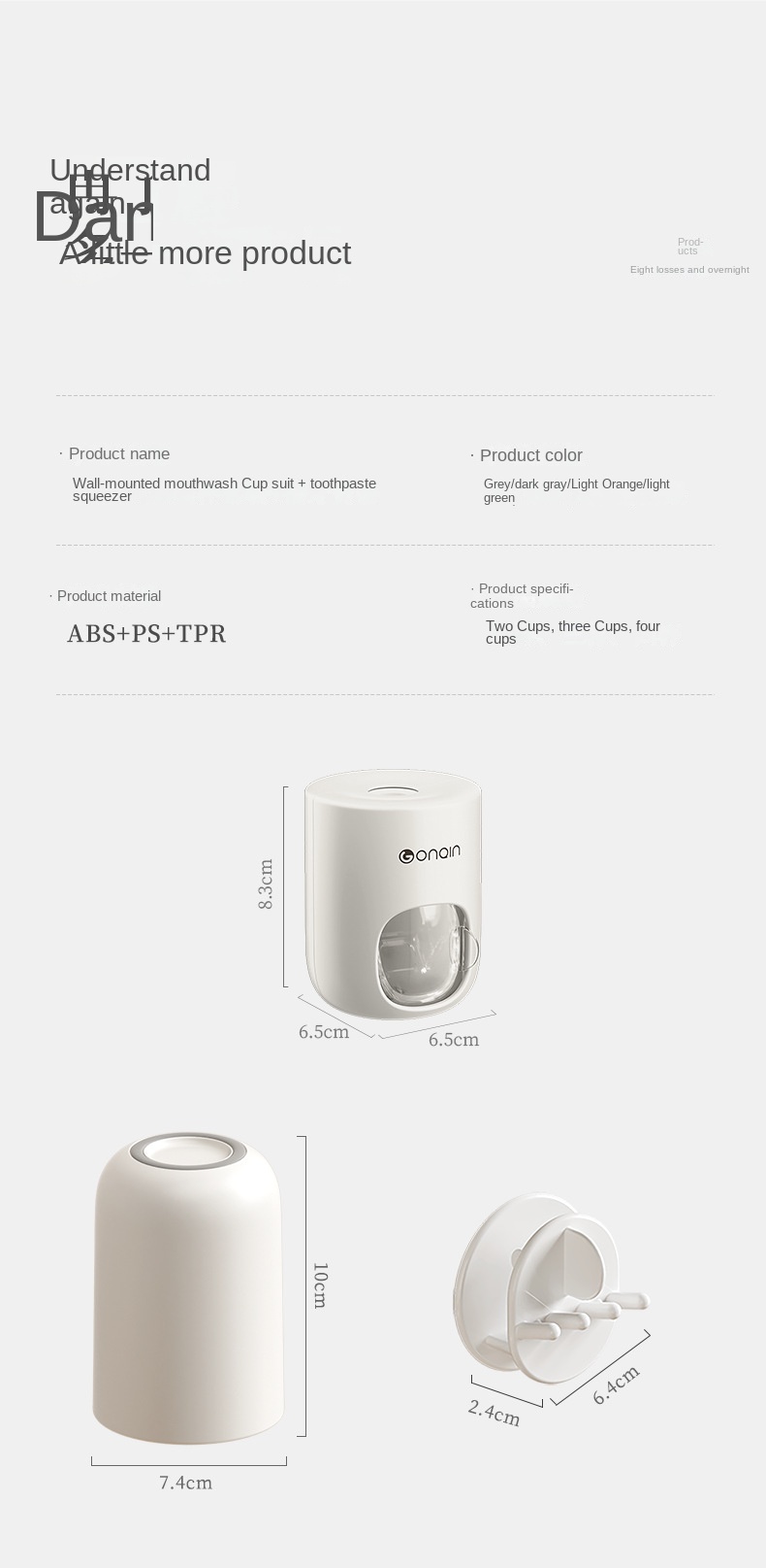 Toothbrush Holder Wall Mount