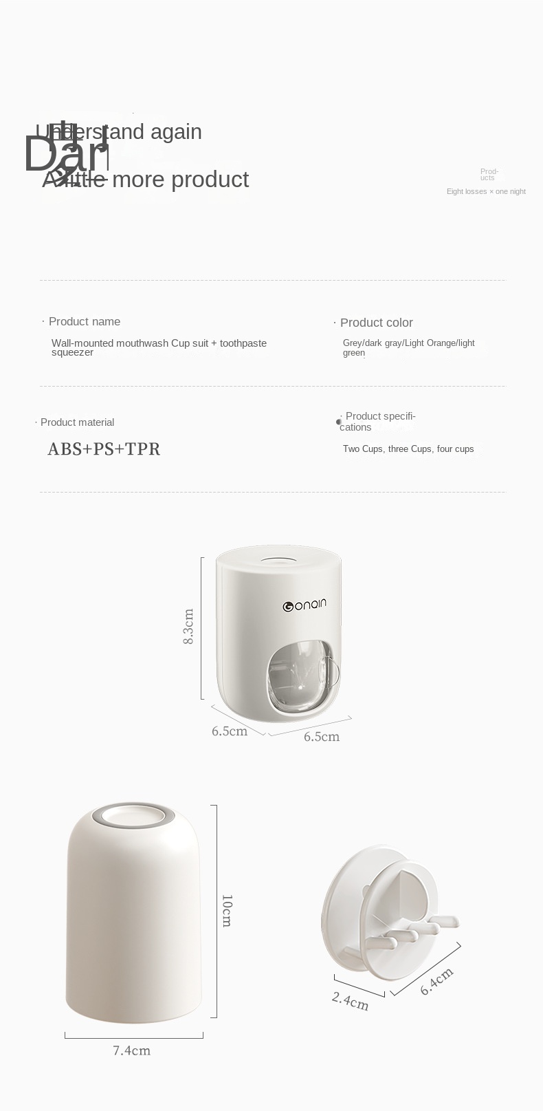 Toothbrush Holder Wall Mount