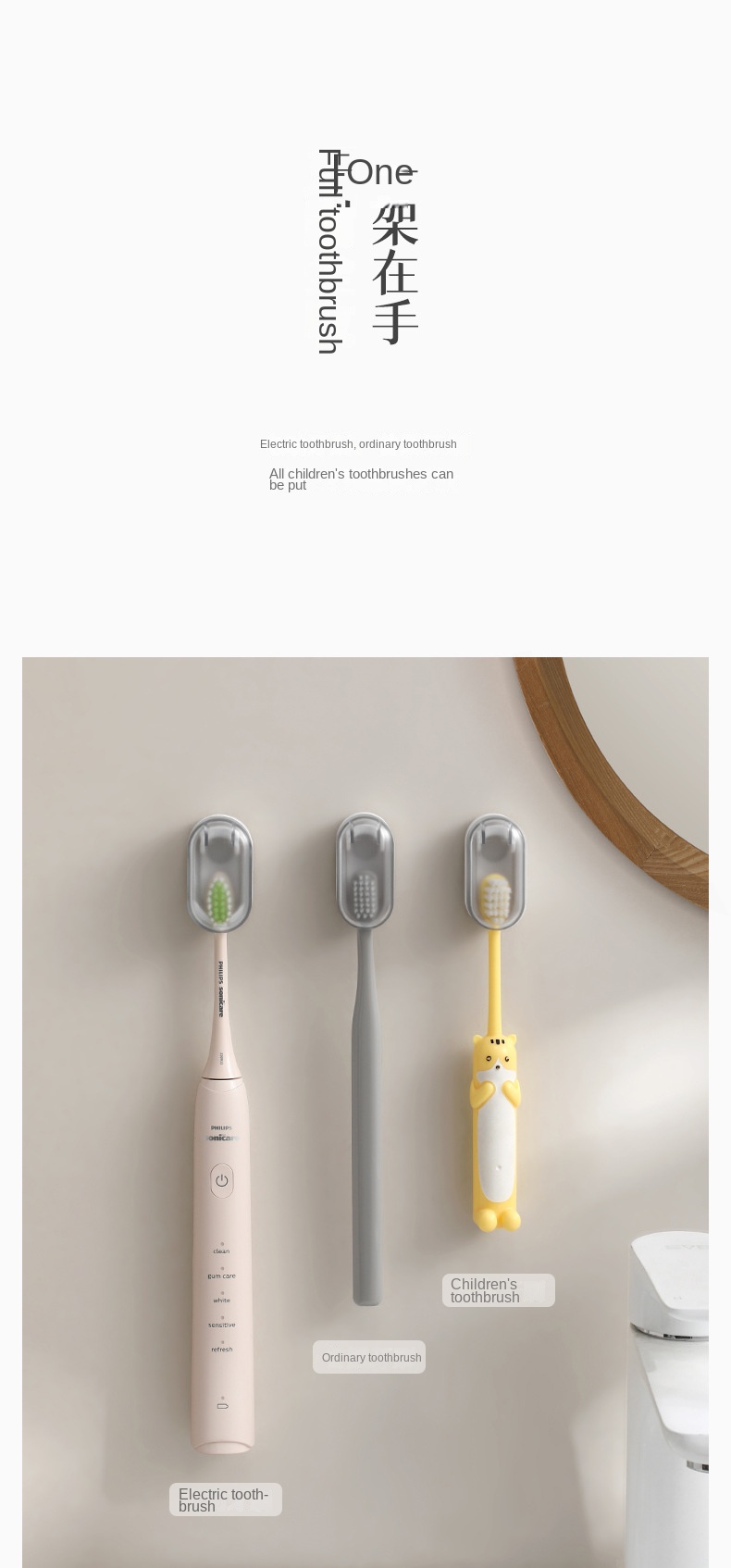TidyBite Toothbrush Holder