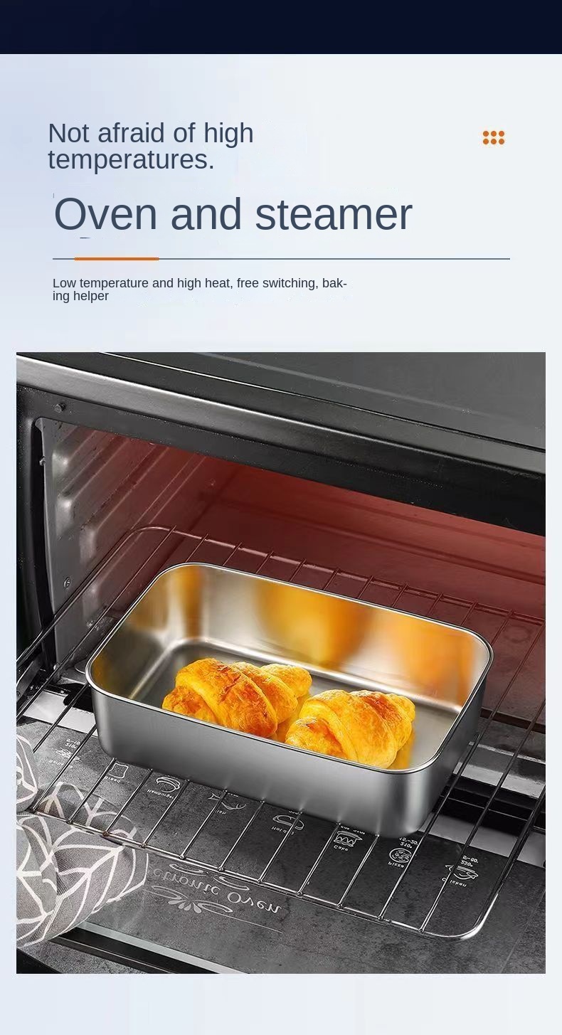Stainless Steel Fresh-keeping Box with Lid
