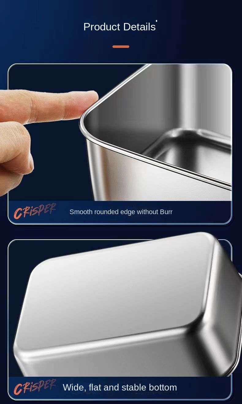 Stainless Steel Fresh-keeping Box with Lid
