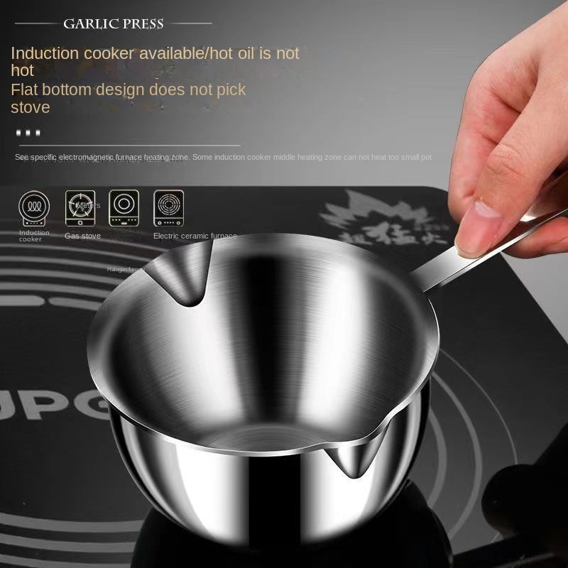Multi-Use Stainless Mini Oil Pot