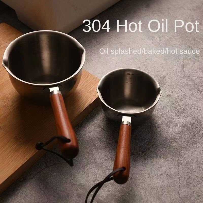 Multi-Use Stainless Mini Oil Pot