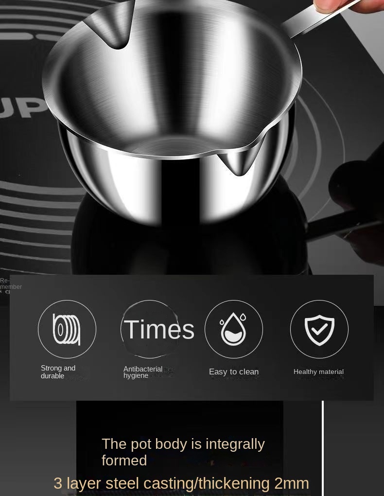 Multi-Use Stainless Mini Oil Pot