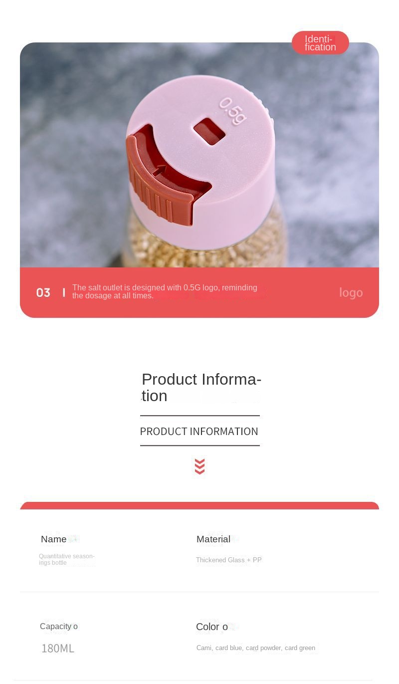 Kitchen Precision Spice Bottle