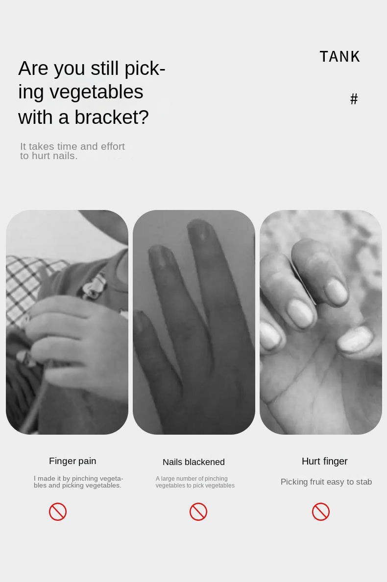 Vegetable Picking Thumb Tool