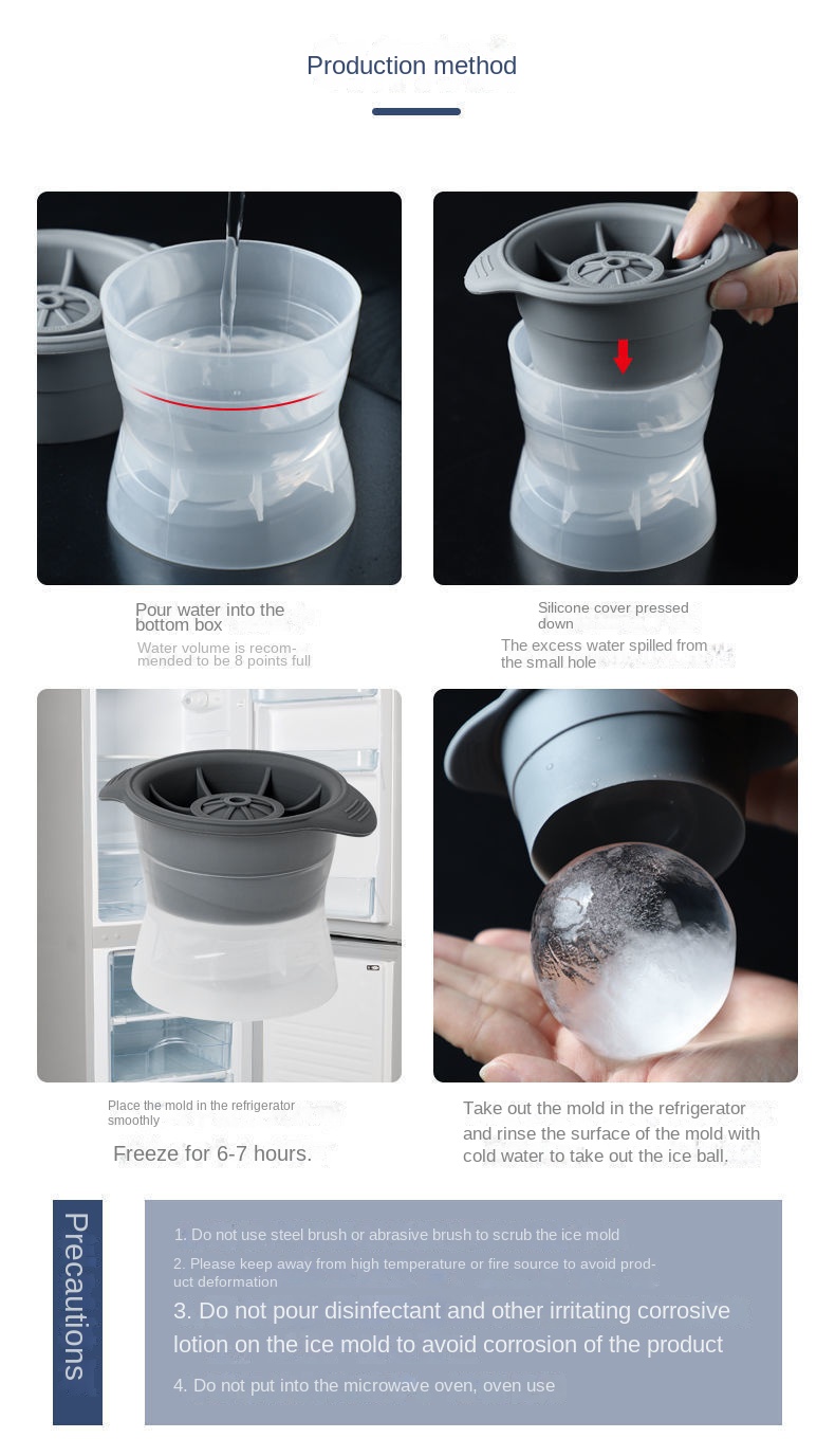 Whiskey Ice Ball Molds