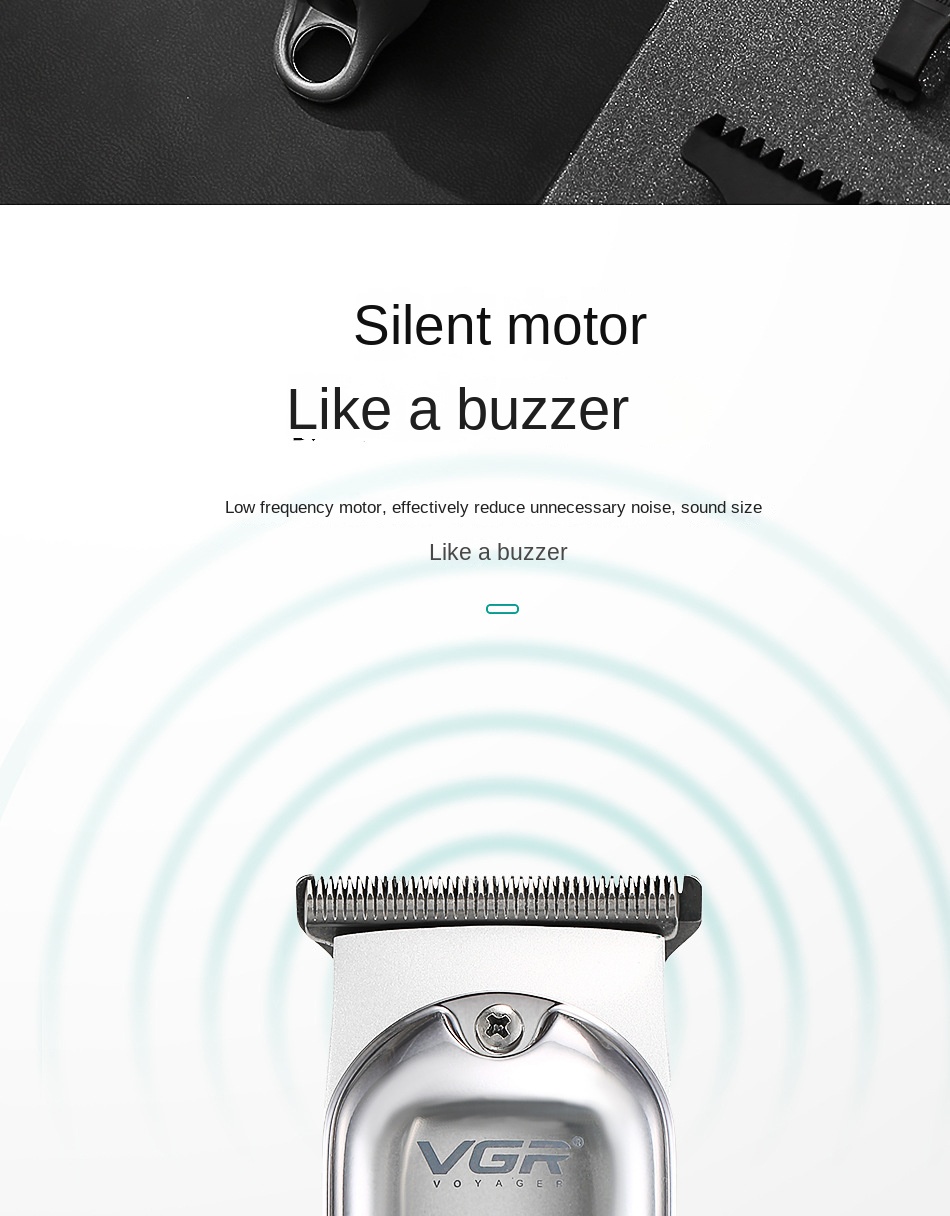 Cross-Border Hair Cutting Scissors USB Rechargeable