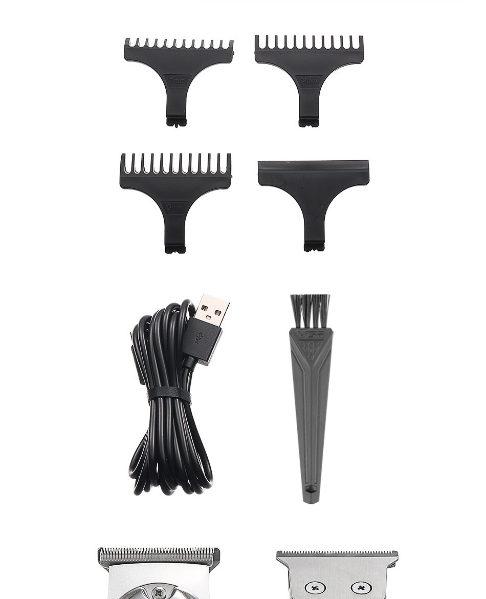 Cross-Border Hair Cutting Scissors USB Rechargeable