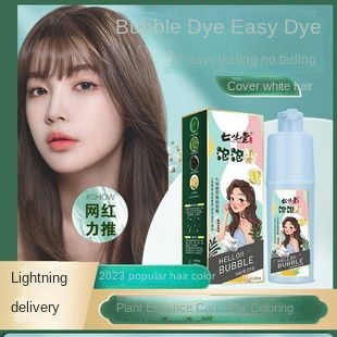Viral Plant Bag Bubble Hair Dye