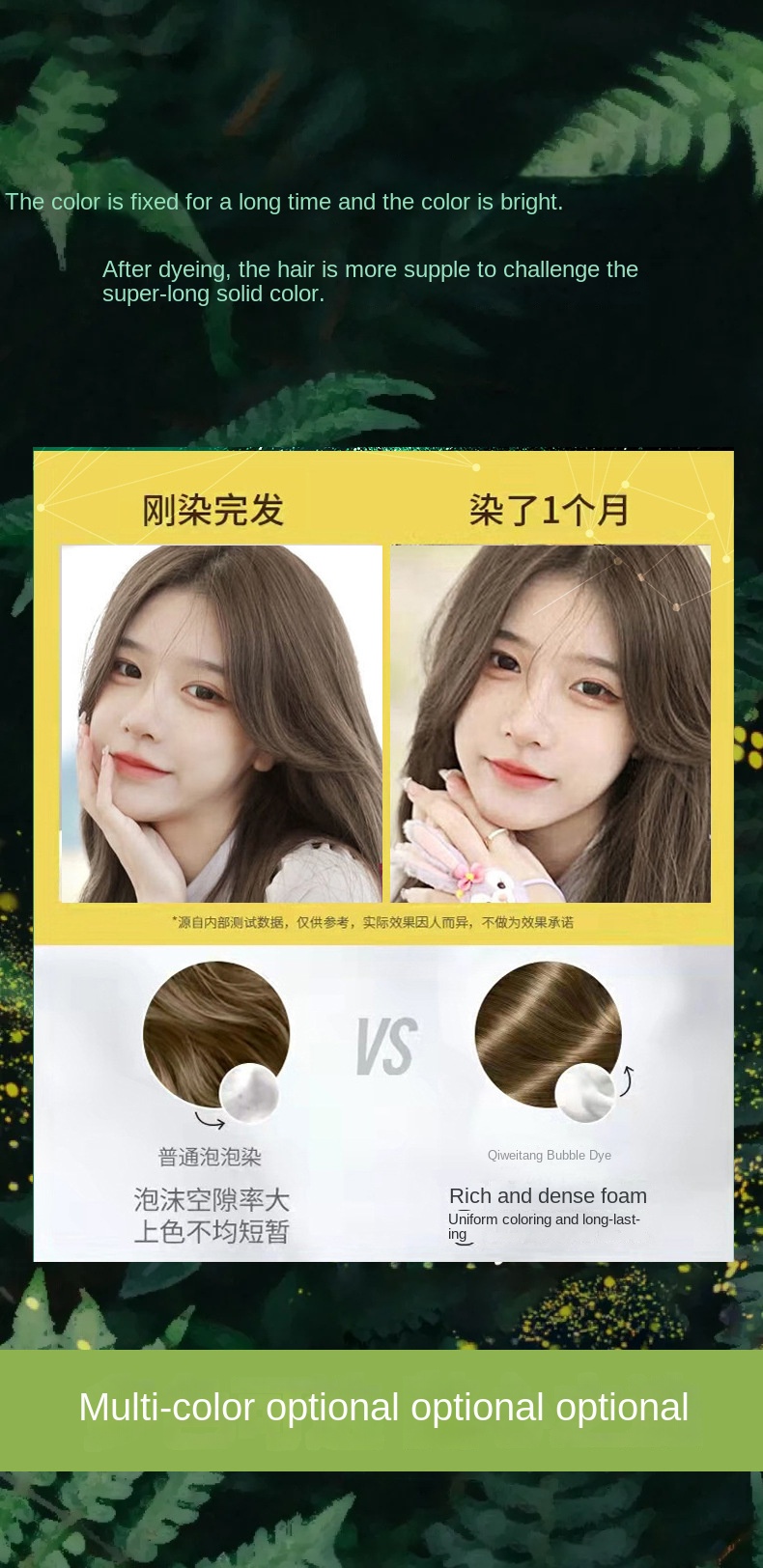 Viral Plant Bag Bubble Hair Dye