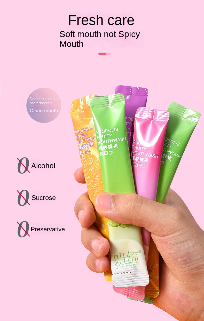 Yanqi Probiotic Mouthwash Fresh Breath Dental Care Travel Pack