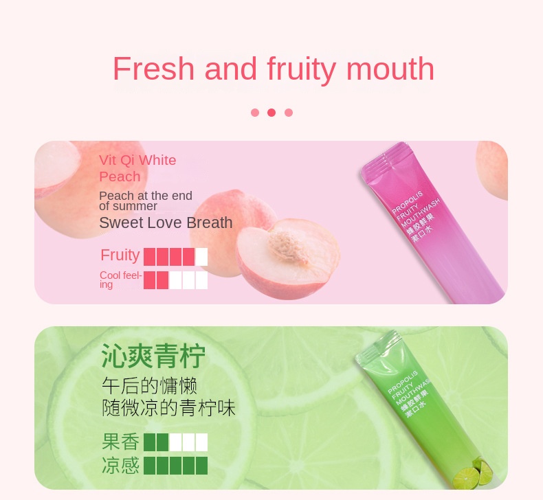 Yanqi Probiotic Mouthwash Fresh Breath Dental Care Travel Pack