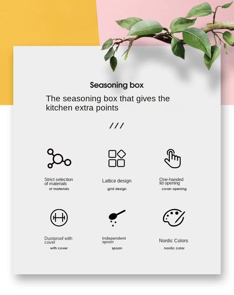 Kitchen Spice Organizer Set