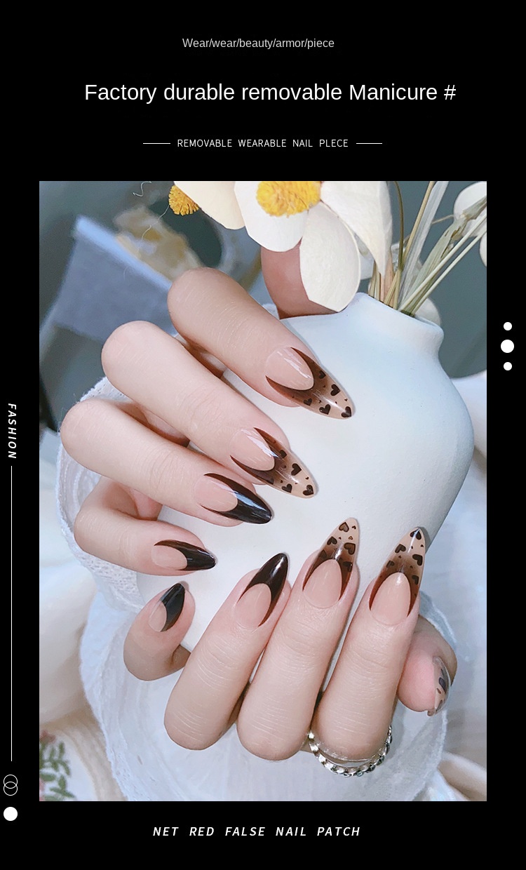 Influencer Style Reusable Nailed Blush Fake Nails