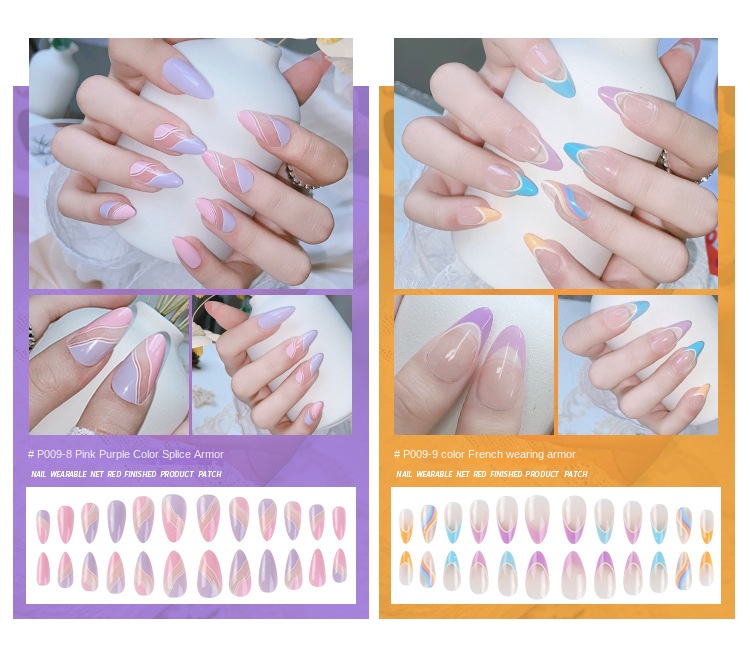 Influencer Style Reusable Nailed Blush Fake Nails