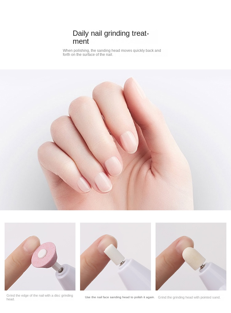 Mini Electric Nail File with 5 Grinding Heads