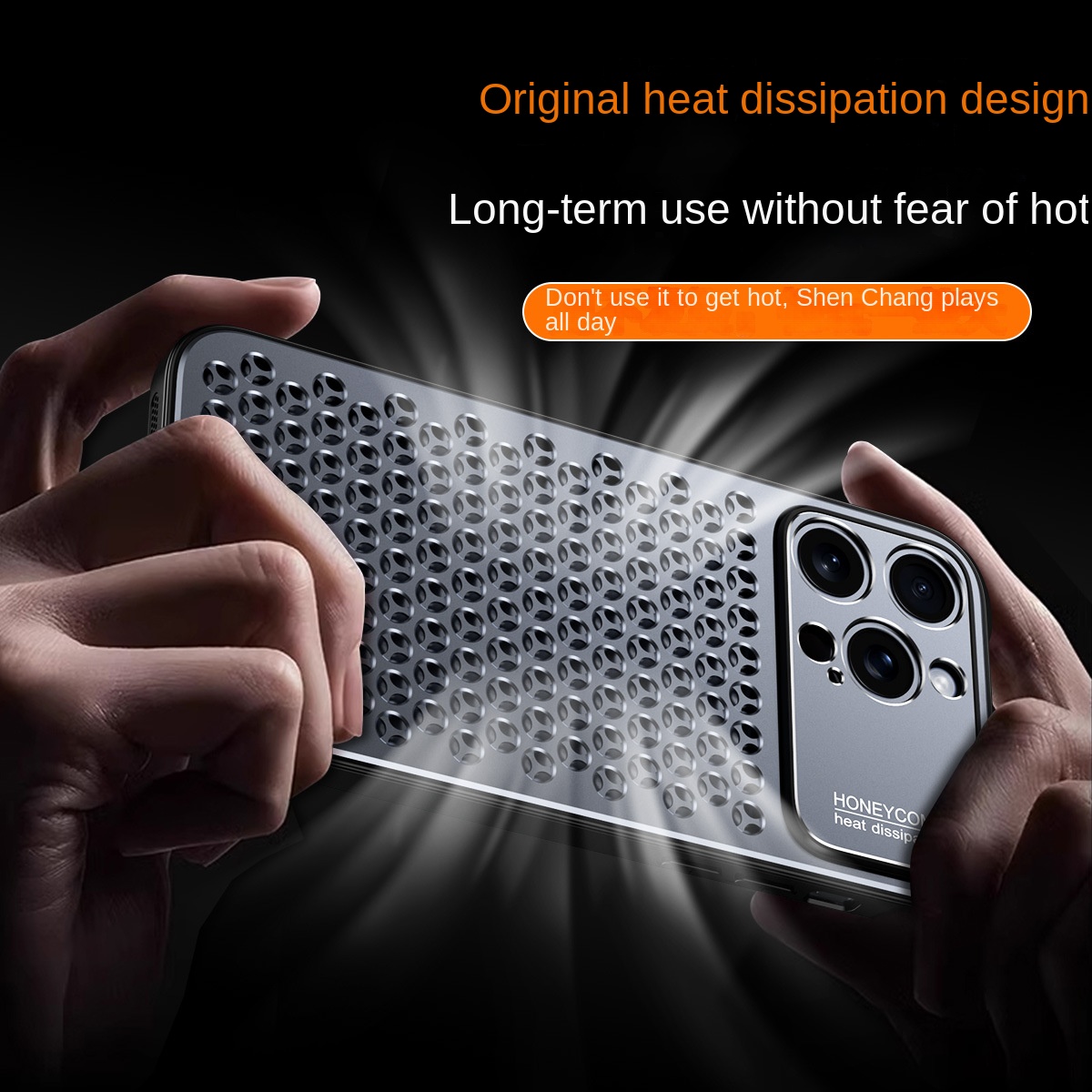 Metal Honeycomb Cooling iPhone 14 Pro Max Case