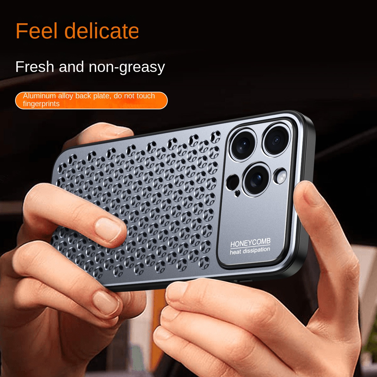 Metal Honeycomb Cooling iPhone 14 Pro Max Case