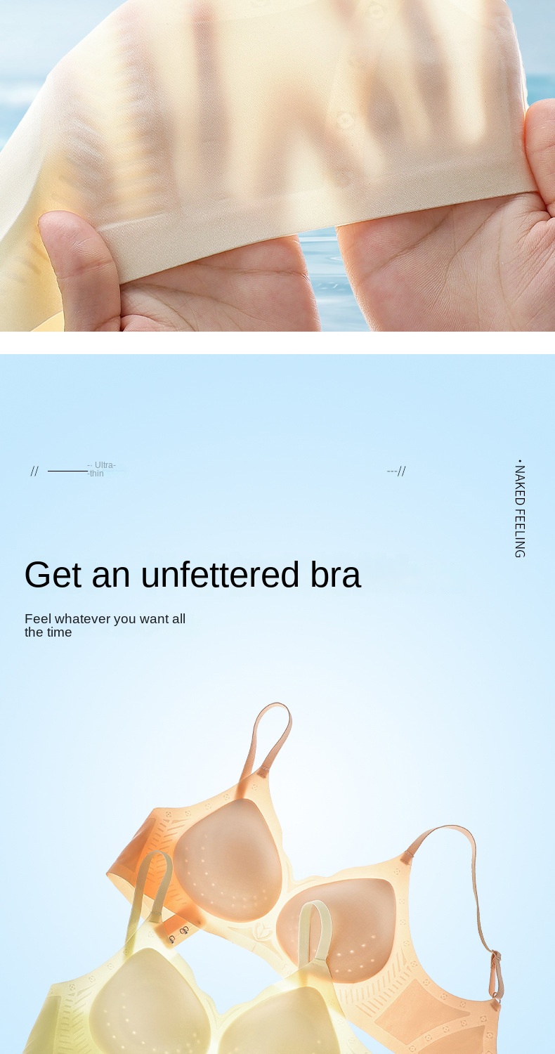 Summer Ice Silk Cup Bra