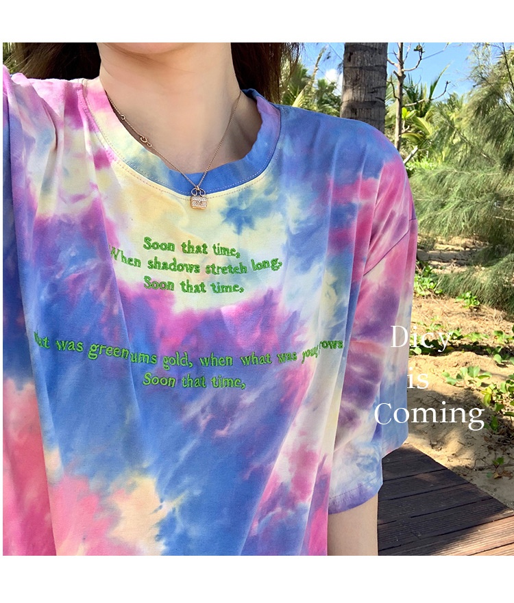 Cross-Border Loose Tie-Dye T-Shirt