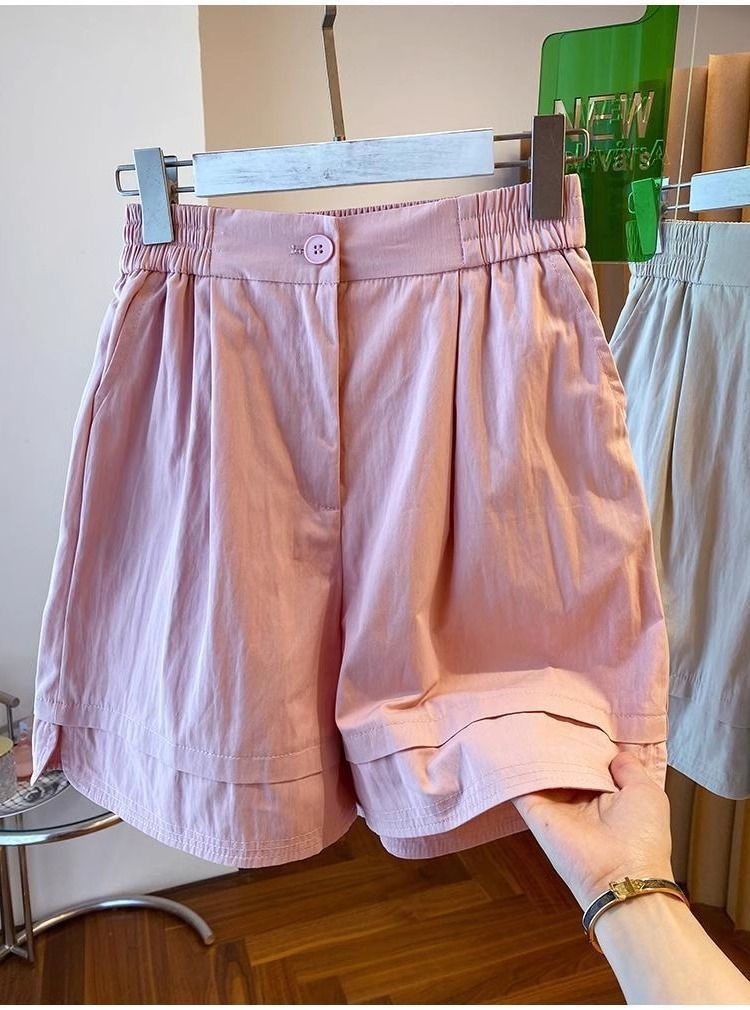Cotton Summer Casual Breathable Trendy Comfy Slimming Sports Shorts
