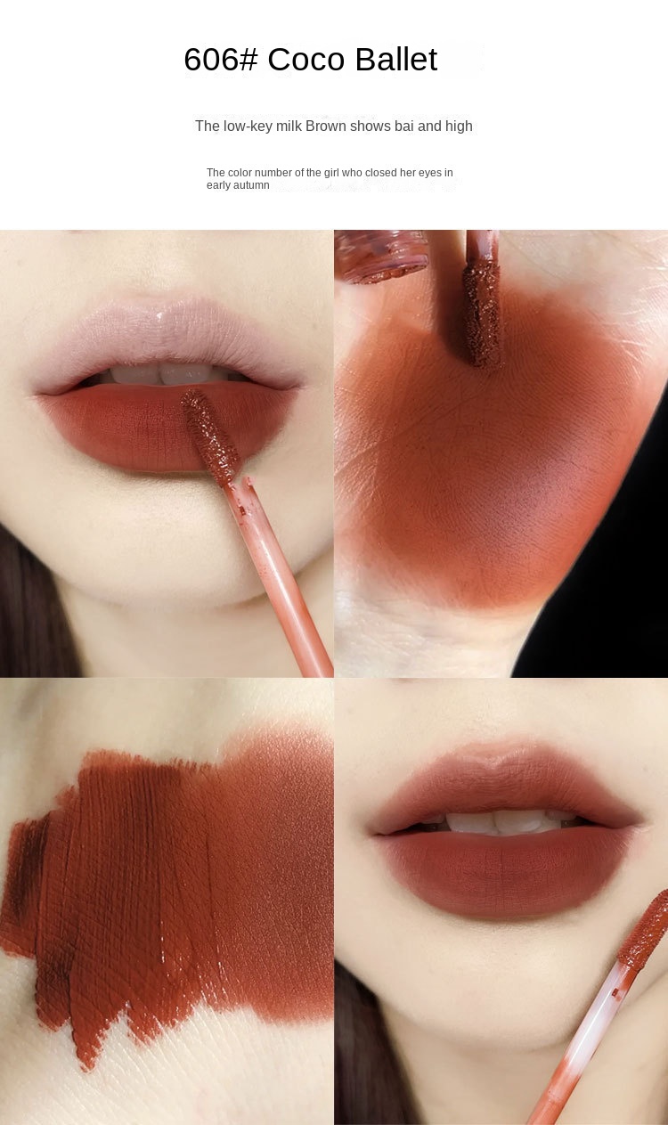 Mini Bottle Matte Lip Gloss - Trendy, Long-Lasting, Non-Transferable