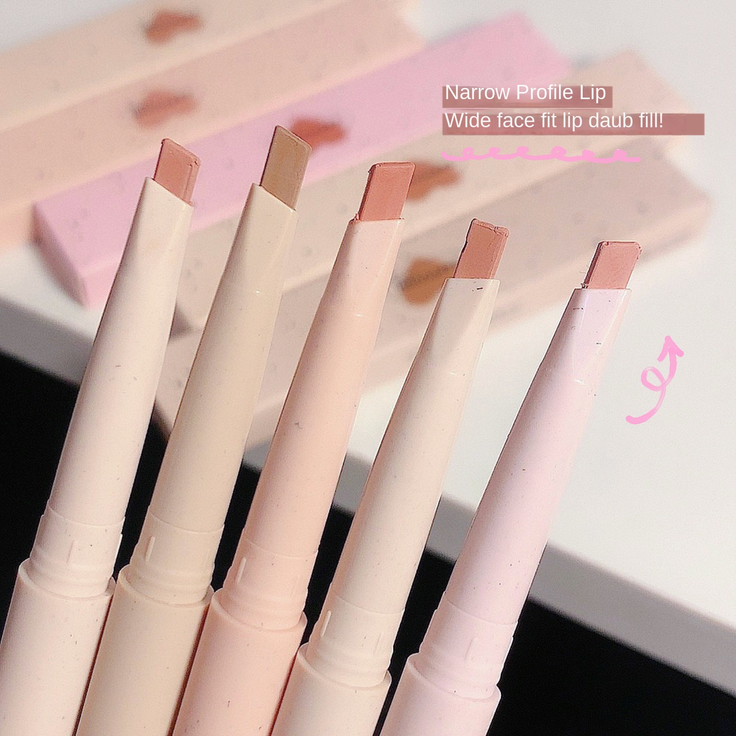 Cappuvini Lip Liner - Nude Lip Shaping Pencil