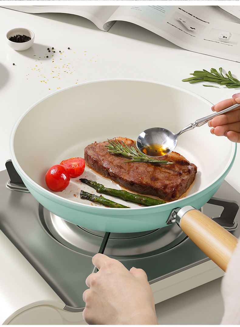 AzureWave Ceramic Frying Pan