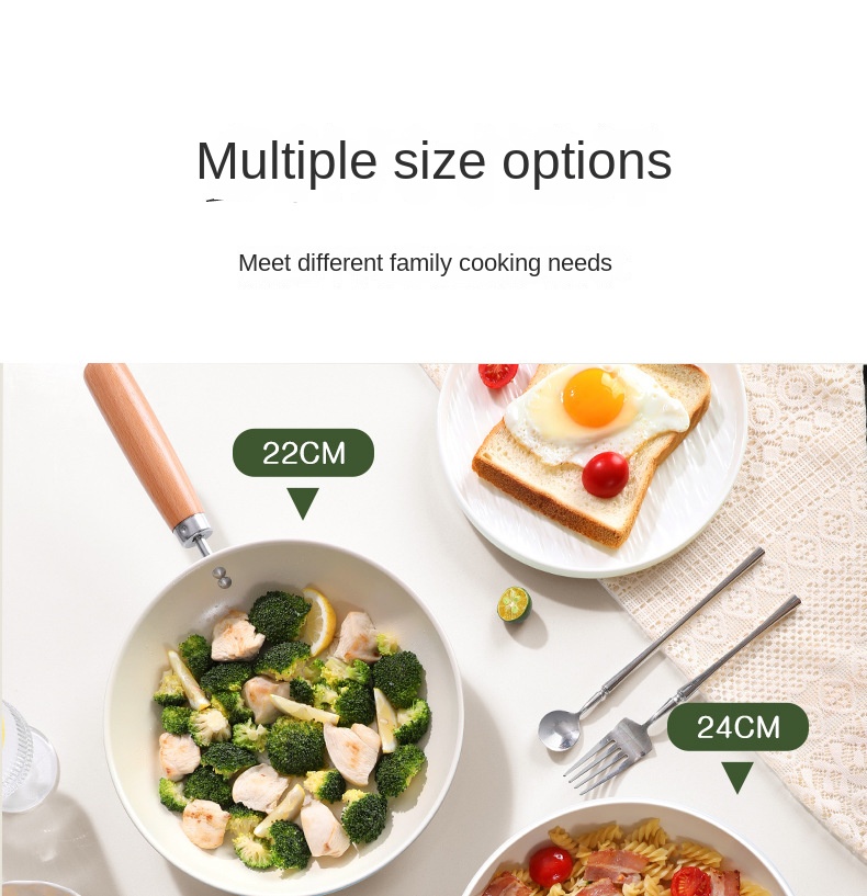 AzureWave Ceramic Frying Pan