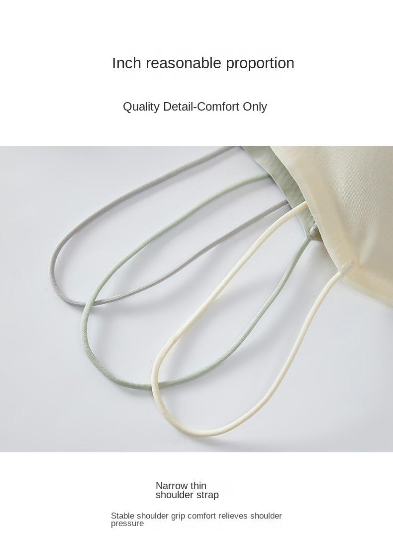 Youthful Invisible Strap Soft Support Seamless Sports Bra