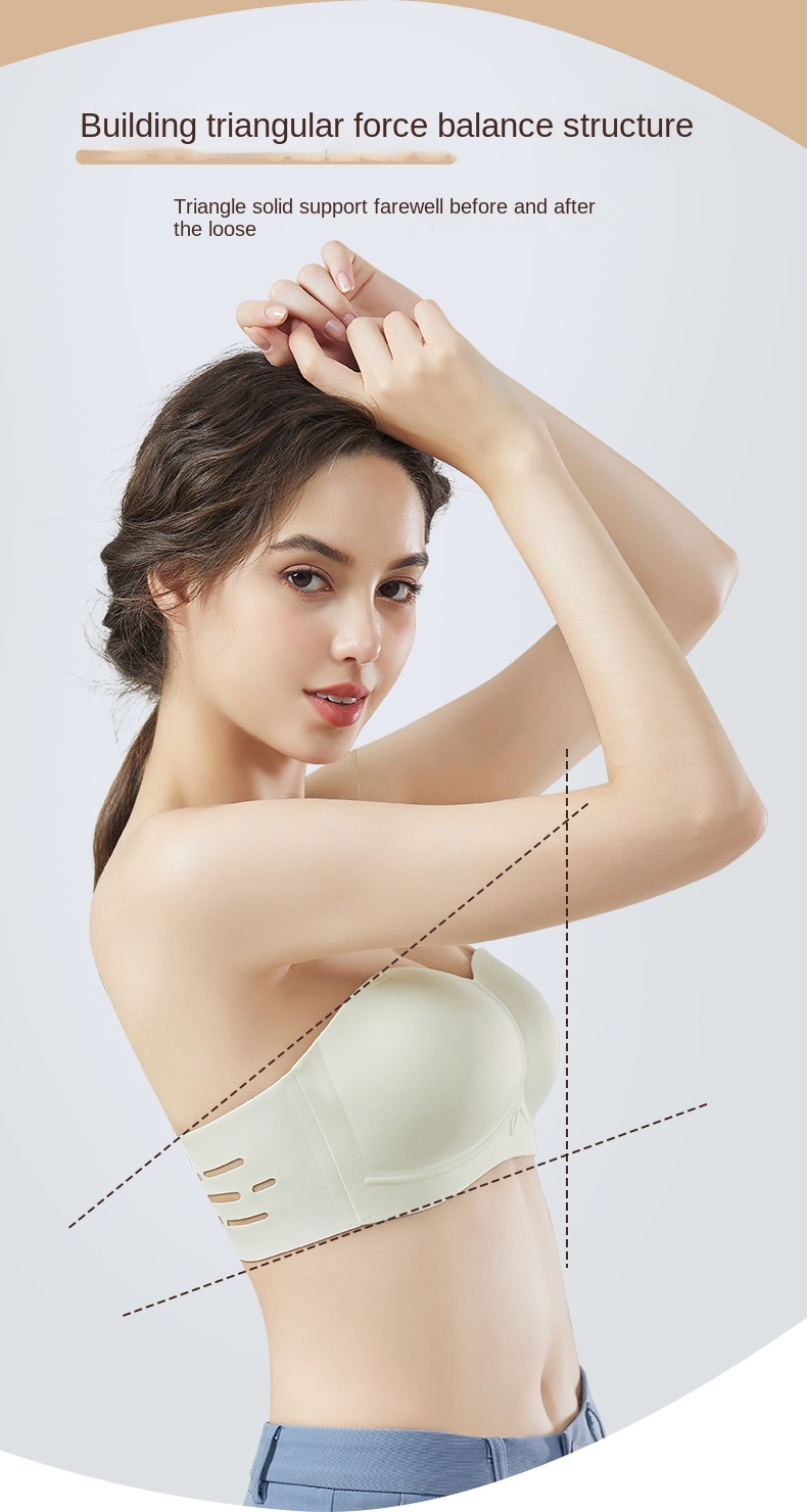 Non-slip Strapless Bra for Small Busts