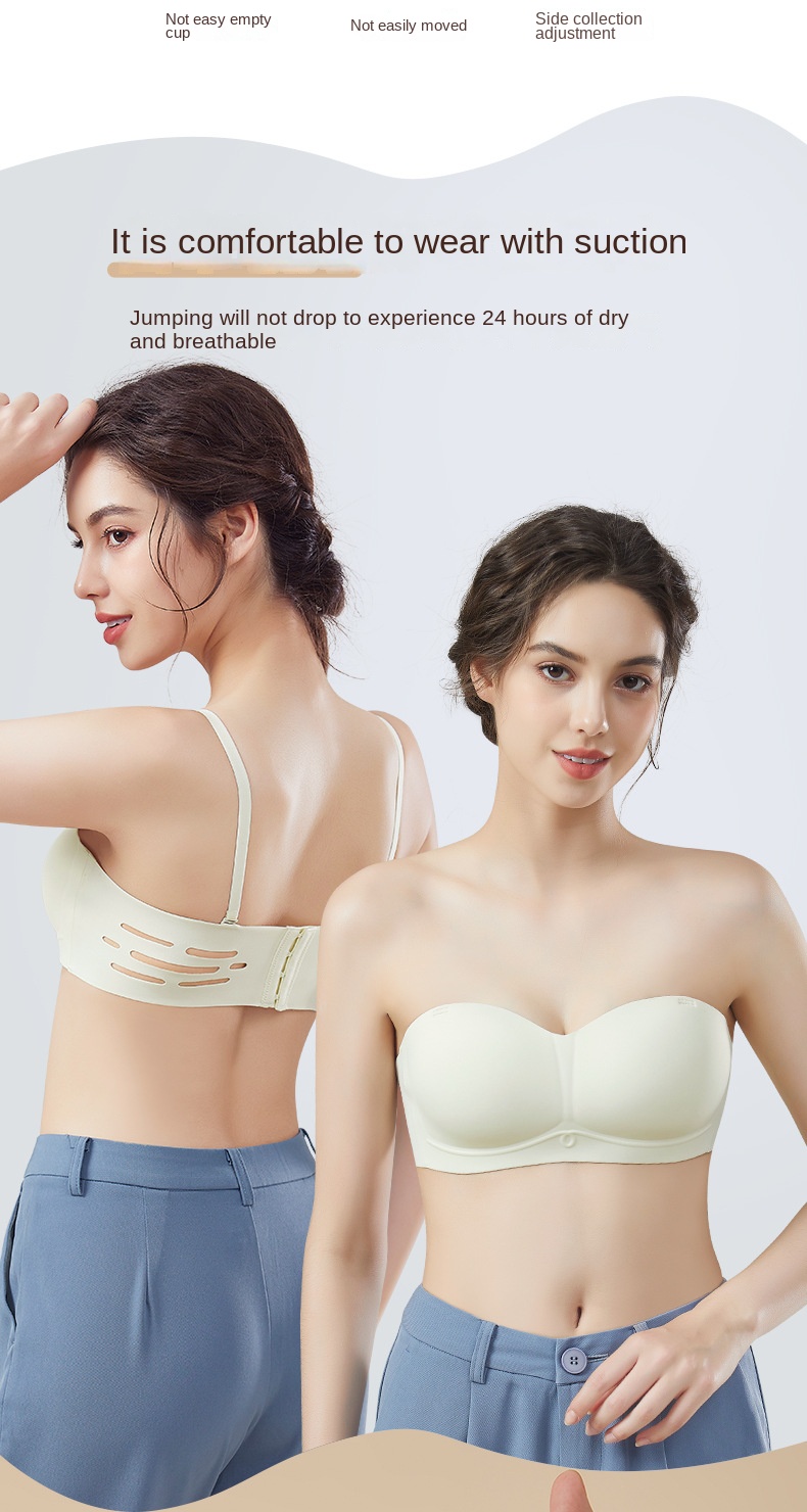 Non-slip Strapless Bra for Small Busts