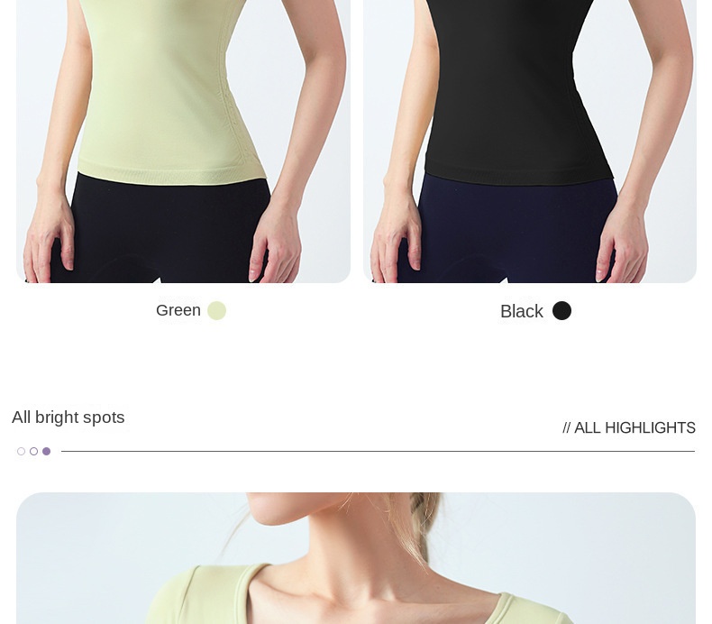 Slim Fit Yoga Top with Built-in Cups